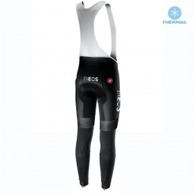 Tenue Maillot M/L + Collant à Bretelles 2019 TEAM INEOS Hiver Thermal Fleece N001